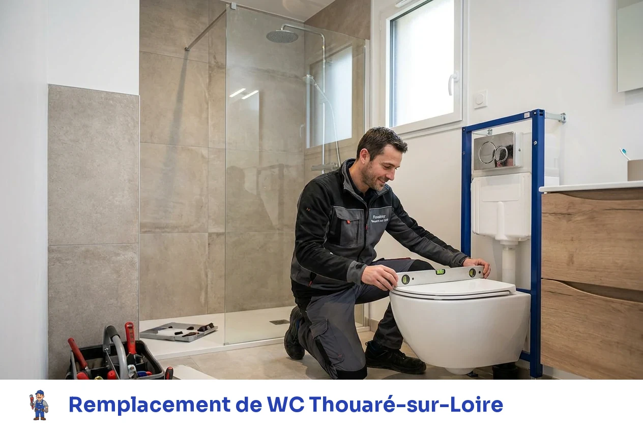 Remplacement de WC à Thouaré-sur-Loire